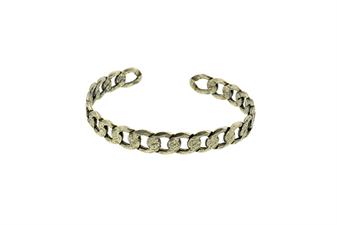 BRACCIALE CATENA IN ARGENTO 925°/°°