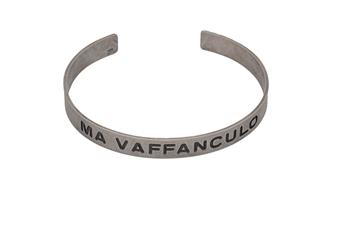 BRACCIALE MANETTA SCRITTA IN ARGENTO 925°/°°