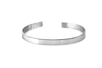 BRACCIALE MANETTA LISCIA IN ARGENTO 925°/°°