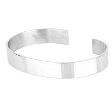 BRACCIALE MANETTA RIGIDA 10 GRANDE IN ARGENTO 925°/°° SILVER