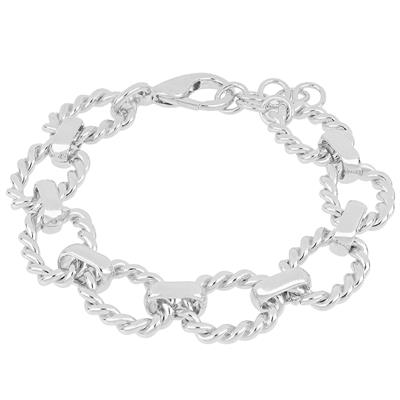 BRACCIALE MAGLIE TORCHON IN ALLUMINIO