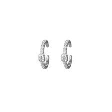 ORECCHINO EAR CUFF 1GIRO RODIO IN ARGENTO 925°/°° ZK