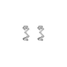 ORECCHINO EAR CUFF ZIGZAG RODIO IN ARGENTO 925°/°° ZK