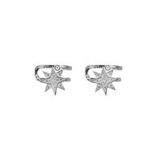 ORECCHINO EAR CUFF STAR RODIO IN ARGENTO 925°/°° ZK