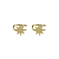 ORECCHINO EAR CUFF STAR DORATO IN ARGENTO 925°/°° ZK