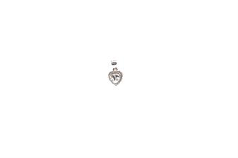 PENDENTE CUORE 5MM ZIRCONATO IN ARGENTO 925°/°°