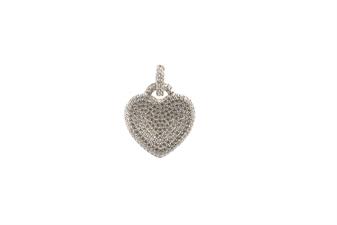 PENDENTE CUORE BIG ZIRCONATO IN ARGENTO 925°/°°