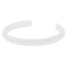 BRACCIALE MANETTA PUNTINATA IN ARGENTO 925°/°°