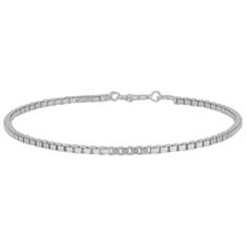 BRACCIALE VENEZIANA GRANDE IN ARGENTO 925°/°°