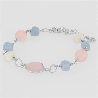 BRACCIALE SASSO E PITRE DURE IN ARGENTO 925°/°°