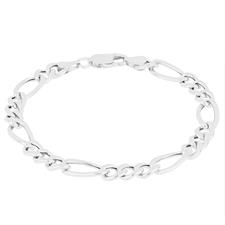 BRACCIALE 3+1 DOPPIO IN ARGENTO 925°/°°