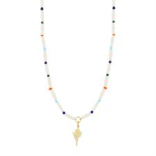 COLLANA BAMBU LAPIS CORALLO MALACHIETE TURC. SOGGETTO ARGENTO925°/°°