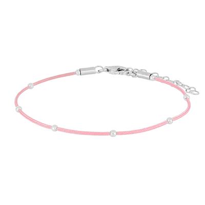 BRACCIALE SAGOLA CON PALLINI IN ARGENTO 925°/°°