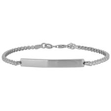 BRACCIALE TENNIS CON TAGHETTA IN ARGENTO 925°/°°