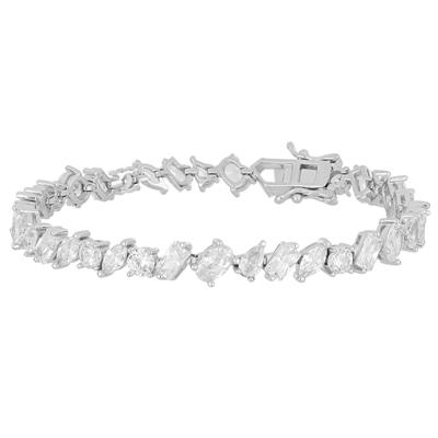 BRACCIALE TENNIS MULTI PIETRE ZIRCONATE IN ARGENTO 925°/°°