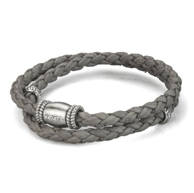 BRACCIALE CORDINO ACCIAIO TRECCIA MAIORCA TUOPE