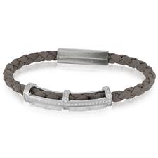 BRACCIALE TRECCIA MAIORCA TOUPR BARRAZK ACCIAIO