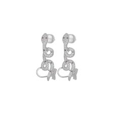 ORECCHINO SERPENTE EARCUFF ZIRCONATO IN ARGENTO 925°/°°